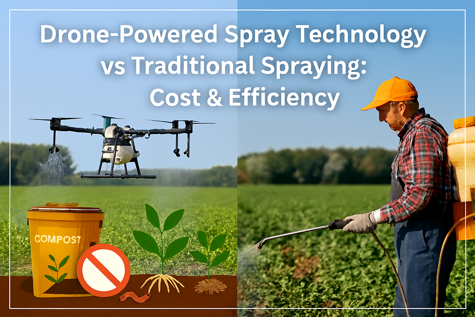 Drone-Powered Spray technology boosts efficiency and cuts costs compared to traditional spraying, transforming modern farming practices.
