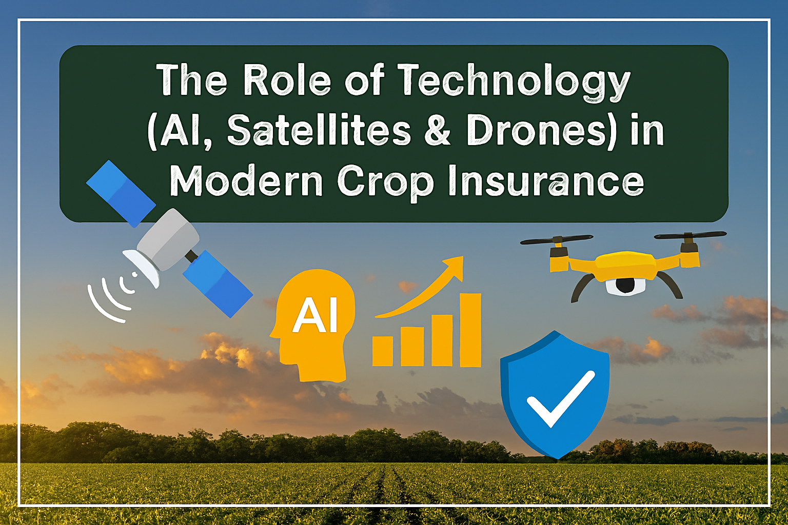 The Role of Technology (AI, Satellites & Drones) in Modern Crop Insurance