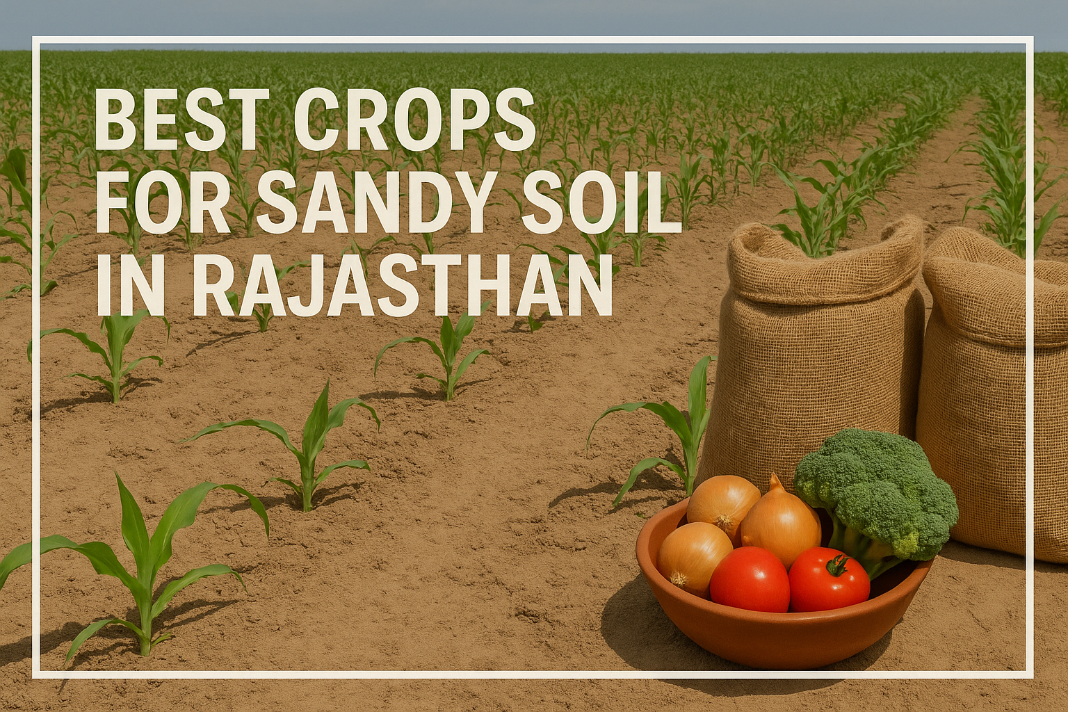 Best Crops for Sandy Soil in Rajasthan