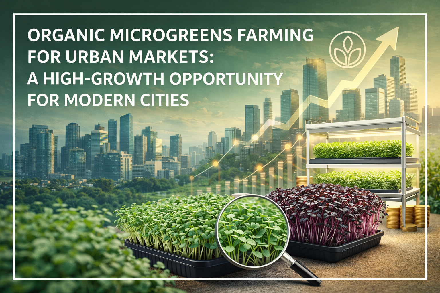Organic Microgreens Farming for Urban Markets: A High-Growth Opportunity for Modern Cities