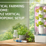 Vertical Farming at Home Simple Vertical Hydroponic Setup