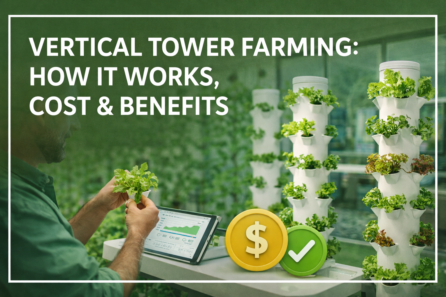 Vertical Tower Farming How It Works, Cost & Benefits