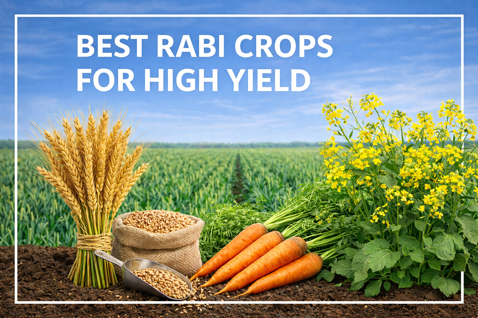 Best rabi crops for high yield