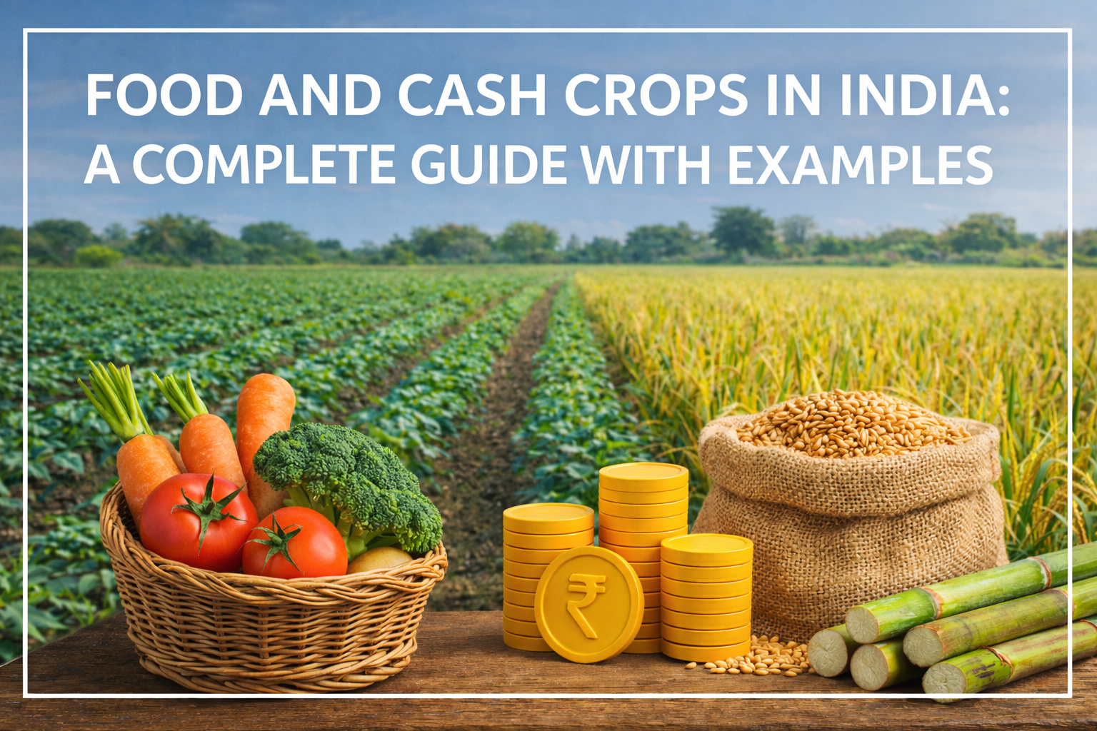Food and Cash Crops in India