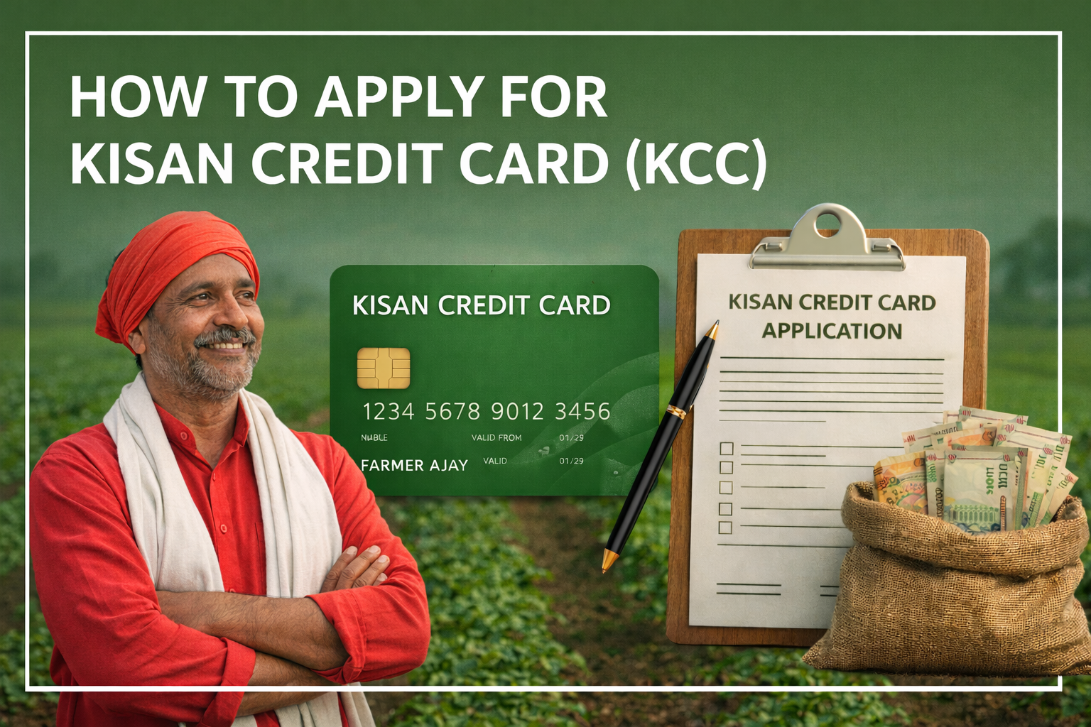 How to apply for Kisan Credit Card (KCC)