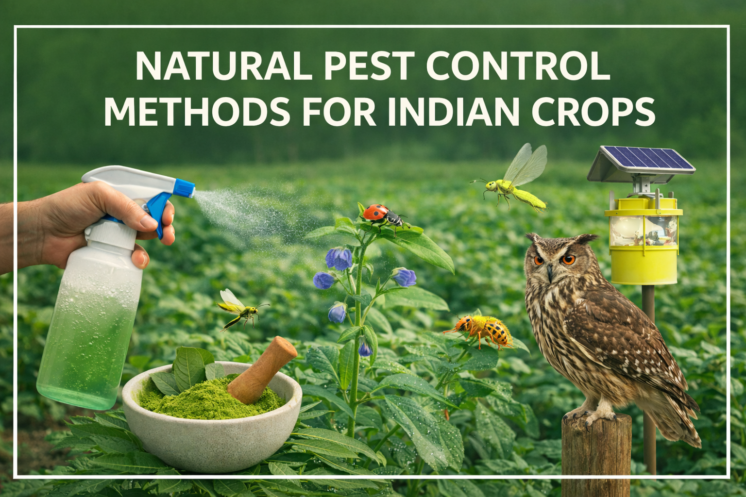 Natural Pest Control Methods for Indian Crops