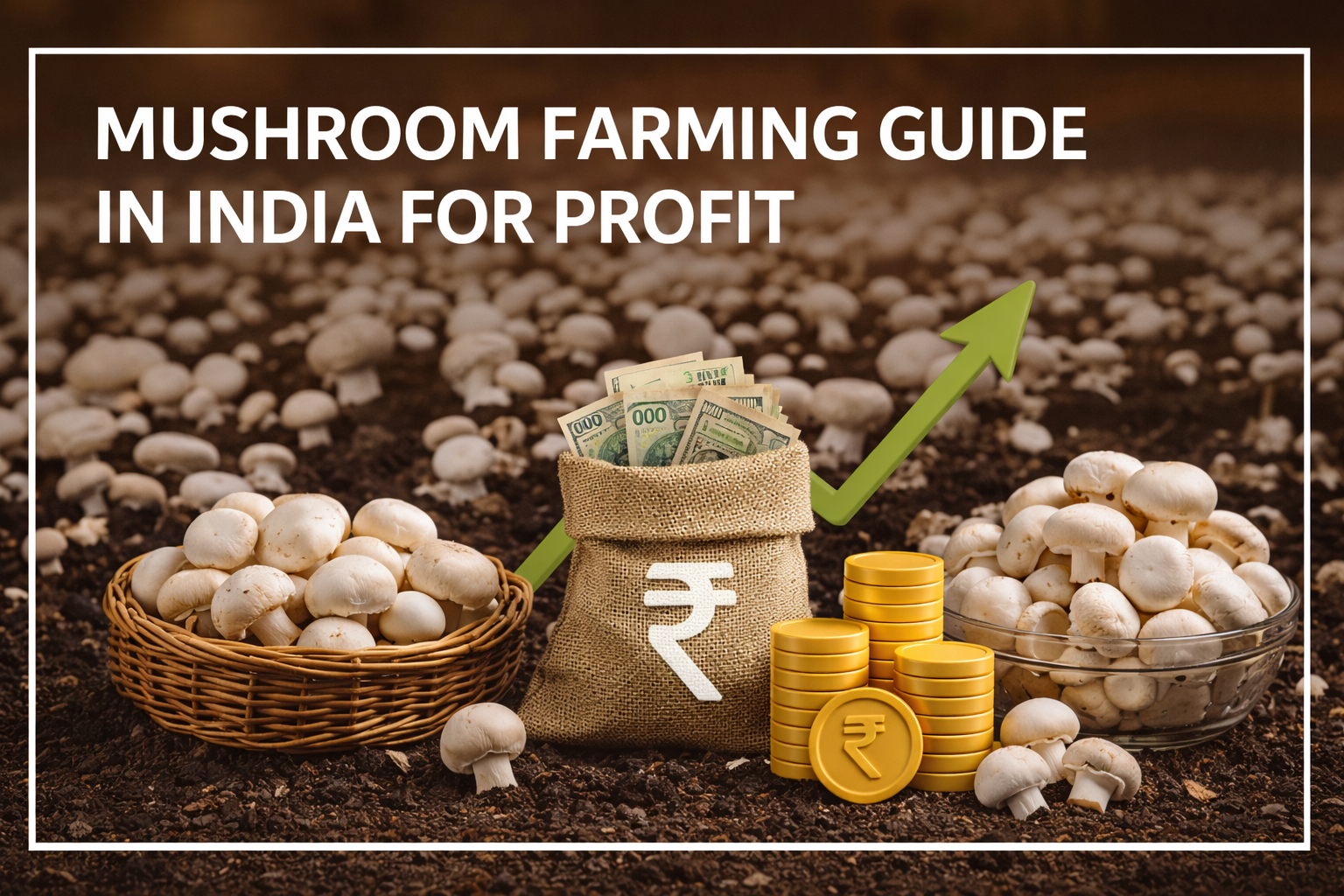 Mushroom Farming Guide in India for Profit