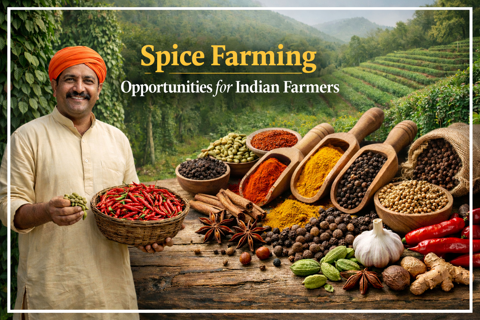 Spice Farming Opportunities for Indian Farmers