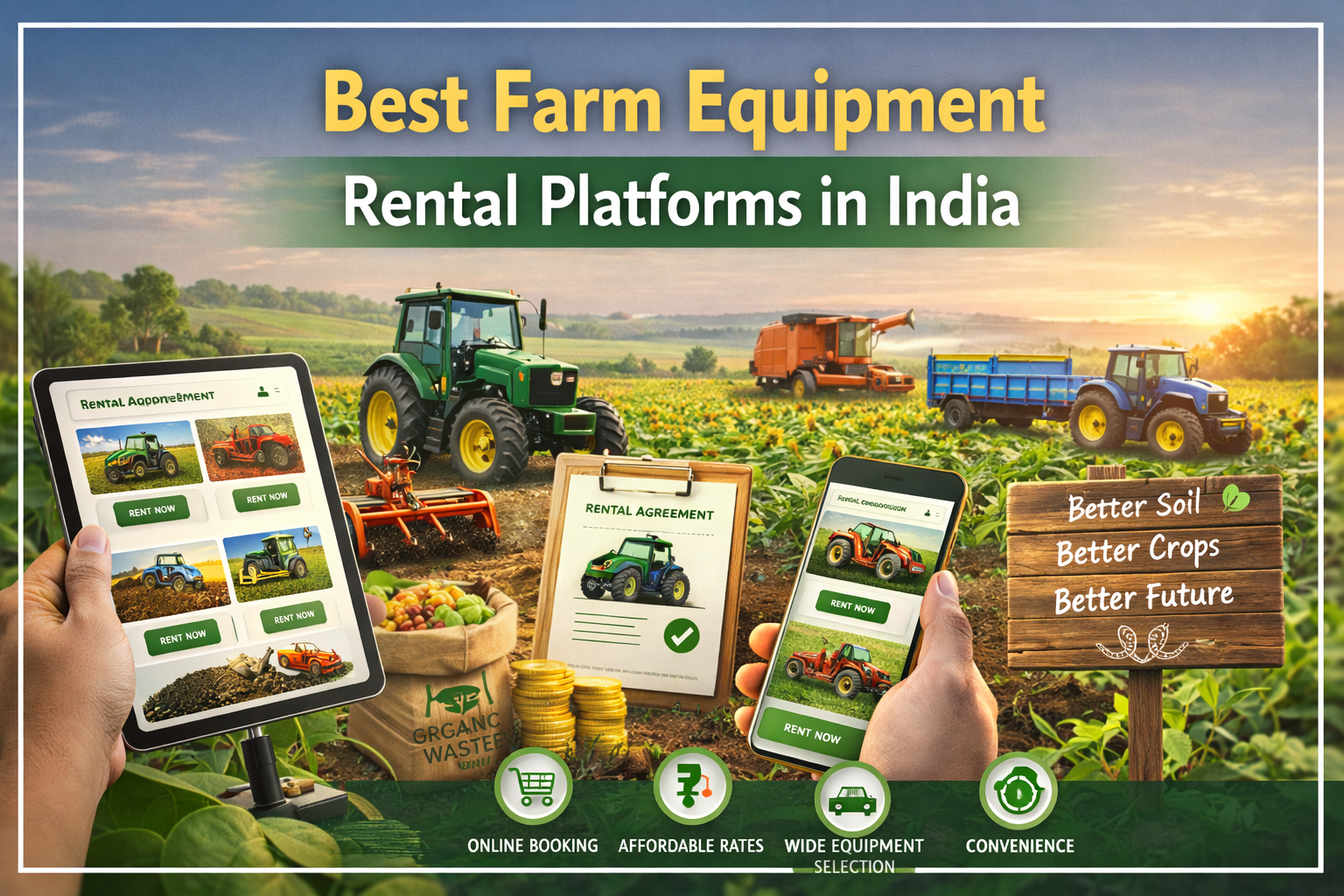 Best Farm Equipment Rental Platforms in India