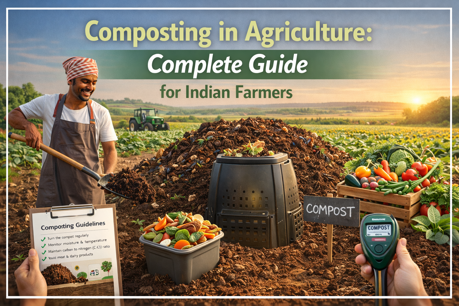 Composting in Agriculture Complete Guide for Indian Farmers