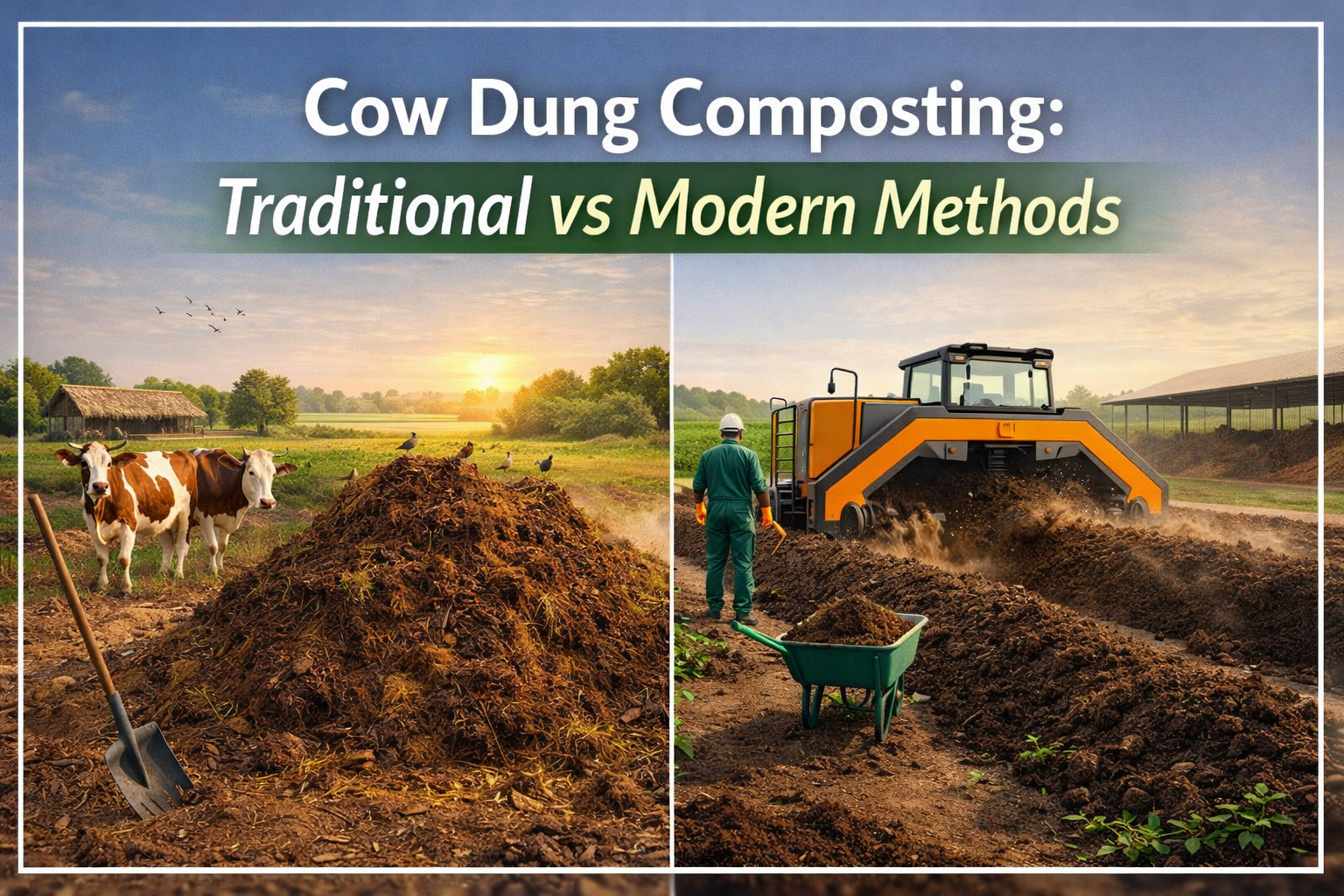 Cow Dung Composting Traditional vs Modern Methods