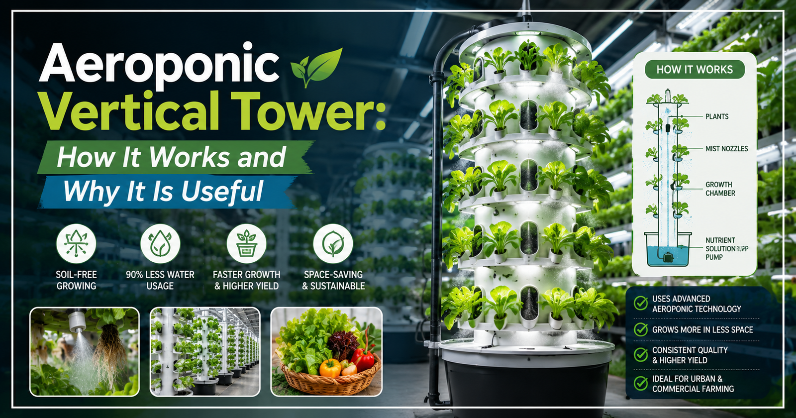 Aeroponic Vertical Tower How It Works and Why It Is Useful