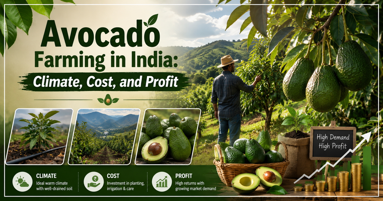 Avocado Farming in India Climate, Cost, and Profit