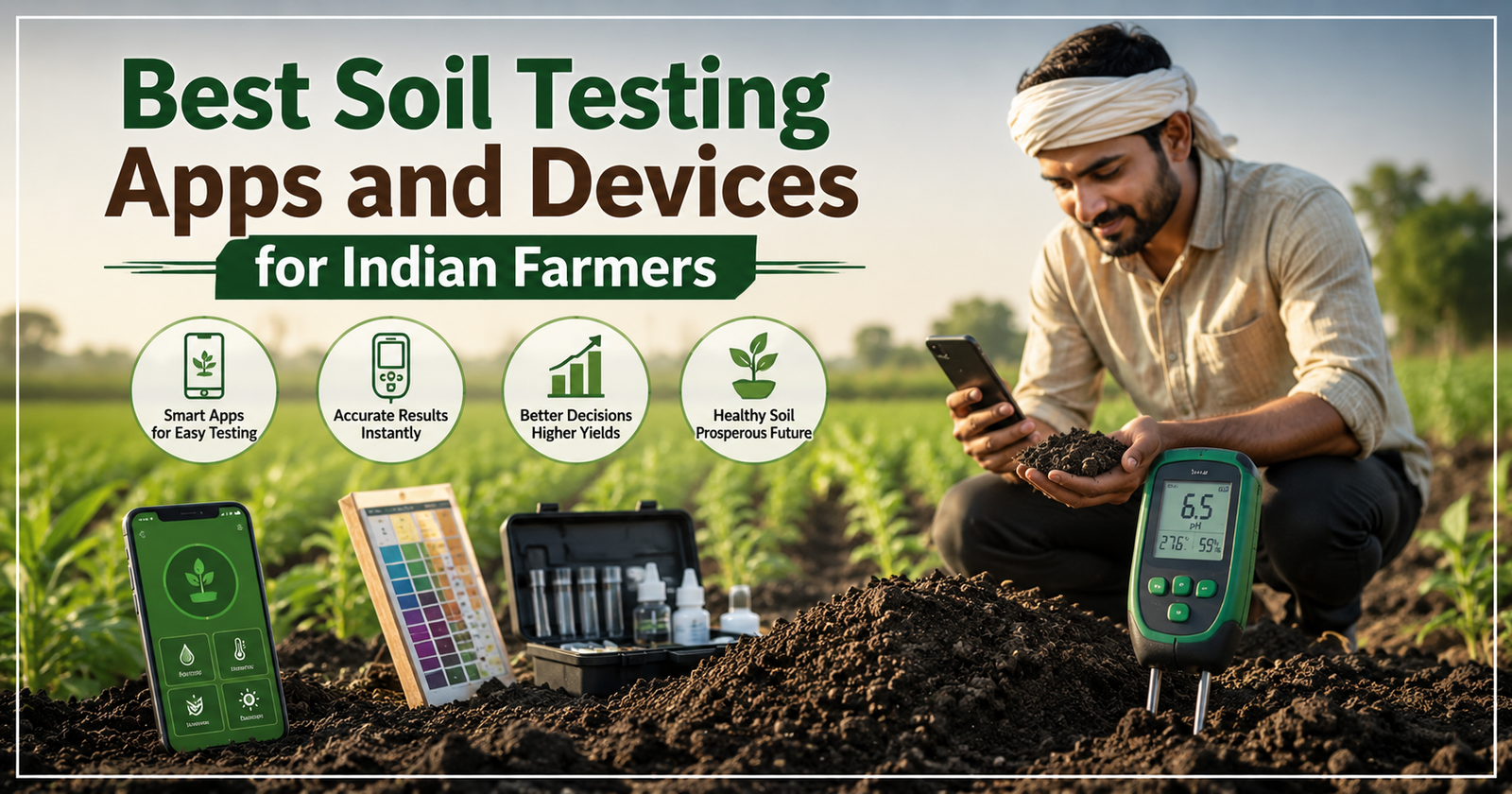 Best Soil Testing Apps and Devices for Indian Farmers