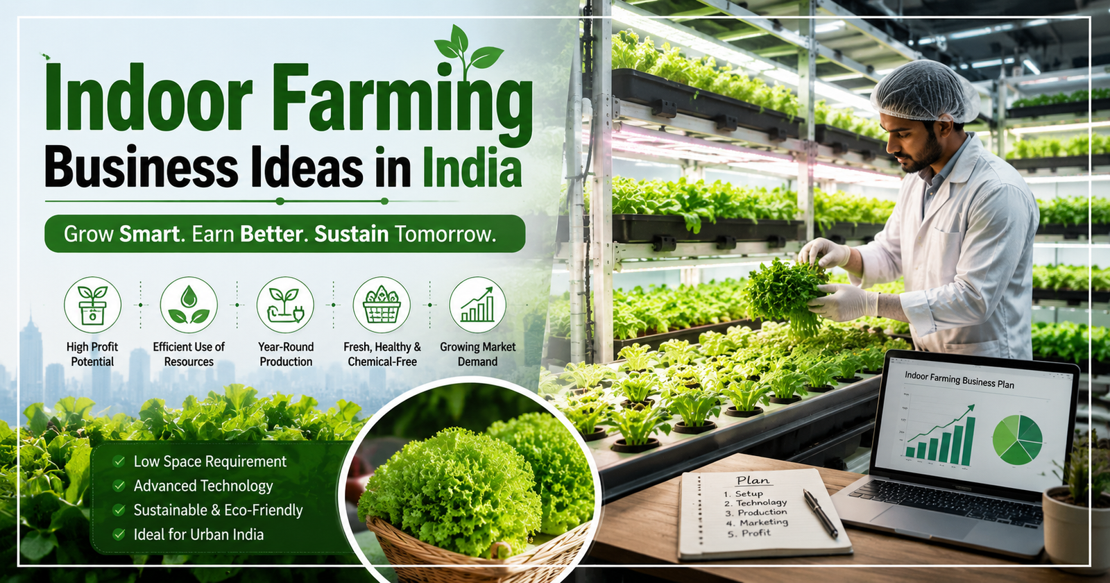 Indoor Farming Business Ideas in India