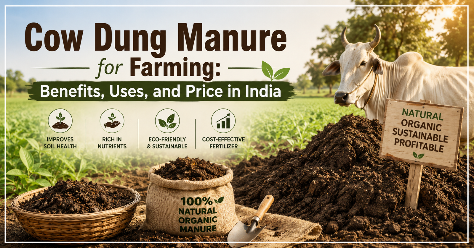 Cow Dung Manure for Farming: Benefits, Uses, and Price in India