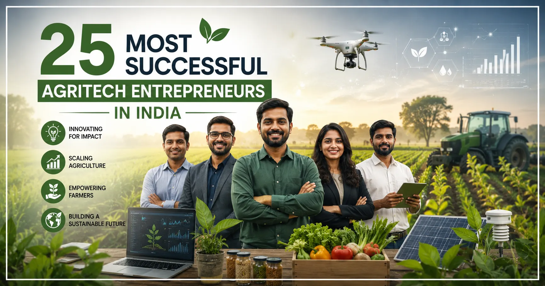 25 Most Successful AgriTech Entrepreneurs in India