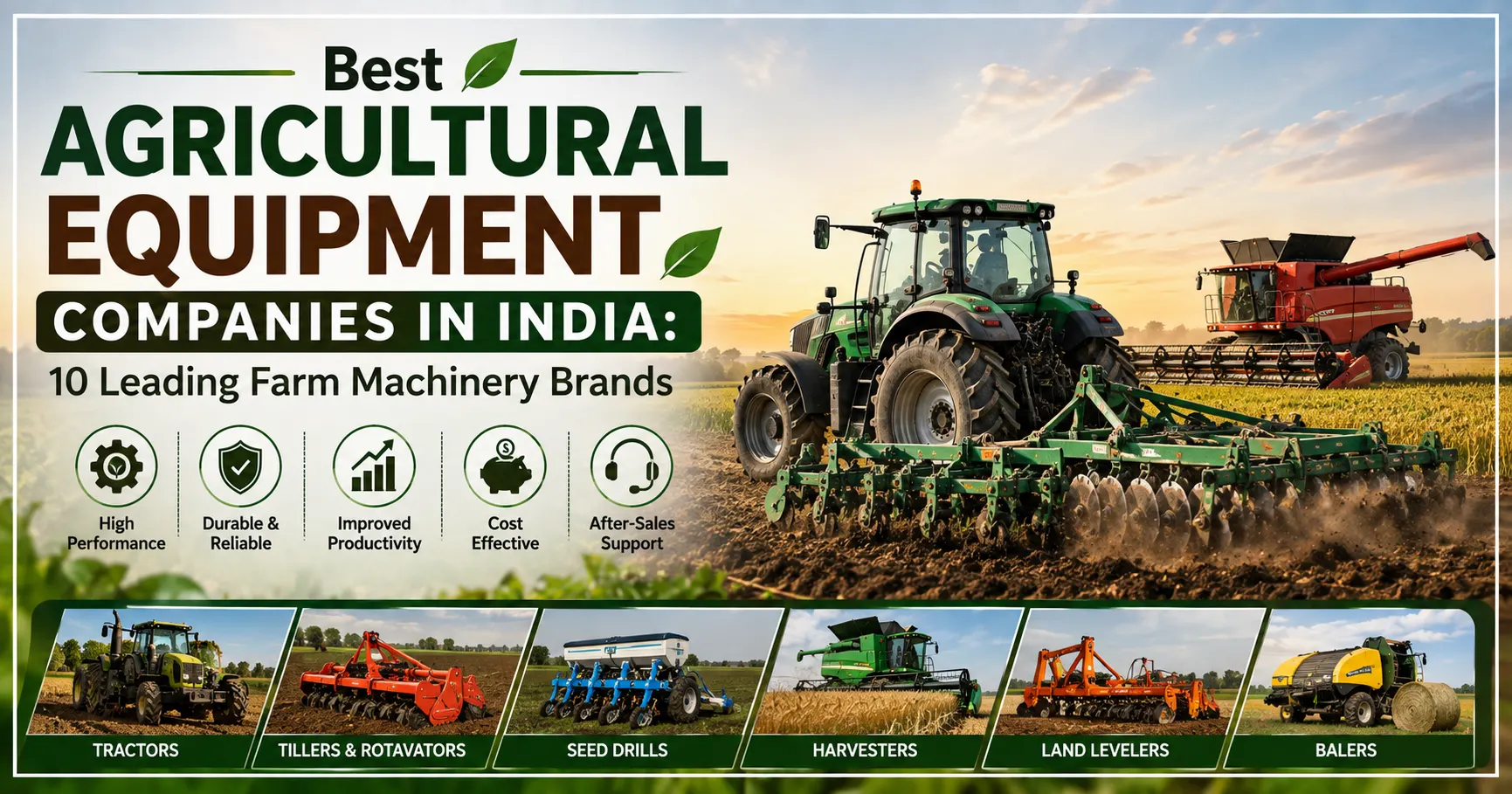 Best Agricultural Equipment Companies in India 10 Leading Farm Machinery Brands